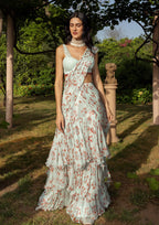 Asmira Sky Saree Set