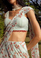 Asmira Sky Saree Set