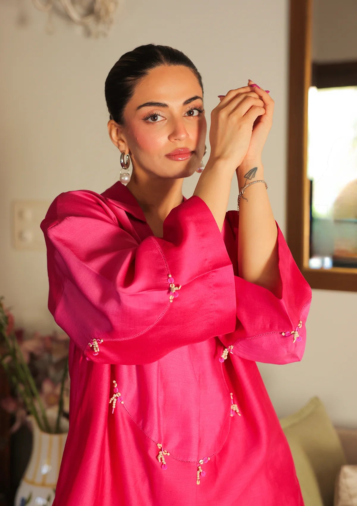 Fuchsia Santorini Co-ord Set