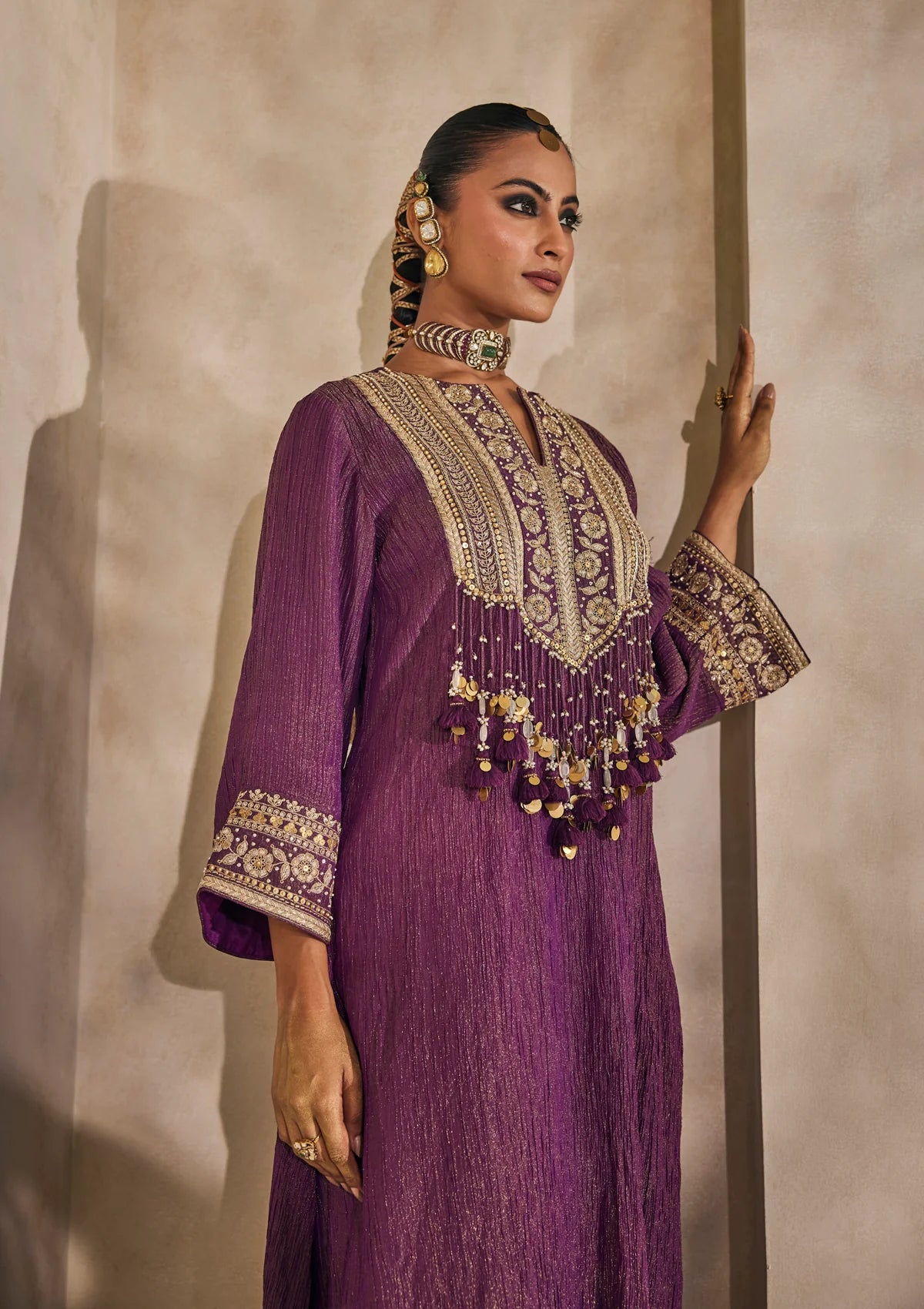 Amethyst Gulmarg Pheran Kurta Set